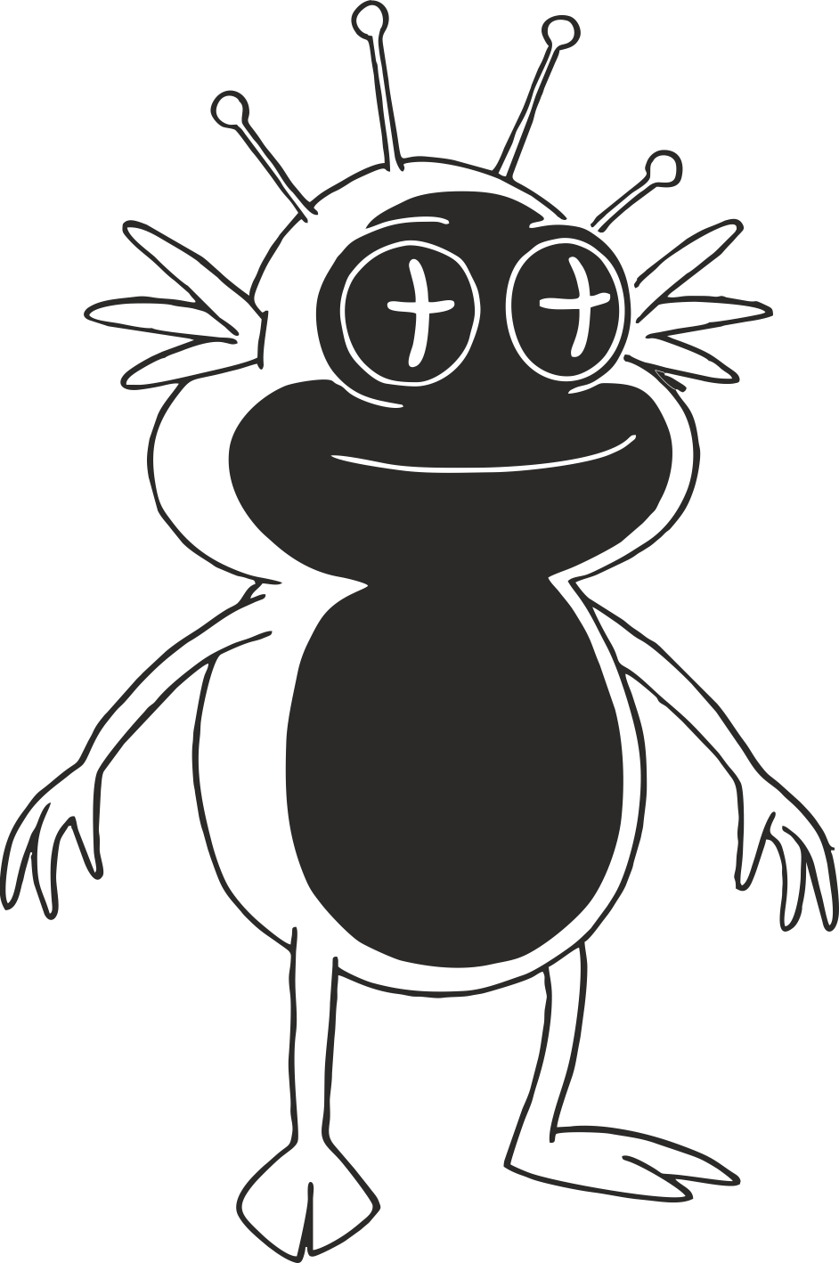 Rick Morty 4 Outline Sketch Drawing Svg Free Vectors